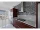 Contemporary kitchen with stainless steel appliances and spacious countertops at 4471 Dean Martin Dr # 1202, Las Vegas, NV 89103