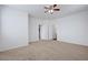 Spacious, carpeted bedroom with ceiling fan offers plenty of room for rest and relaxation at 470 Dorchester Bend Ave # 3, North Las Vegas, NV 89032