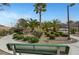 Relaxing community park featuring manicured greenery and bench seating at 470 Dorchester Bend Ave # 3, North Las Vegas, NV 89032