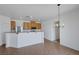 Open kitchen featuring stainless steel appliances and bright, natural light at 470 Dorchester Bend Ave # 3, North Las Vegas, NV 89032