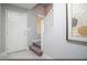 Entryway with stairs, white door, and neutral walls, creating a welcoming entrance at 474 Ylang Pl # Lot 7, Henderson, NV 89015