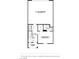 A detailed floorplan showcasing the layout of the first story, with garage, laundry, covered porch, foyer and bedroom 4 at 474 Ylang Pl # Lot 7, Henderson, NV 89015