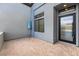 Private outdoor brick porch area at 477 Highview Ridge Ave, Las Vegas, NV 89138