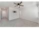 Large bedroom with gray carpet, and bright white walls at 4915 Chidlaw Ave # 2, Las Vegas, NV 89115