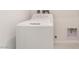 Close up of a new white washing machine in the laundry room at 4915 Chidlaw Ave # 2, Las Vegas, NV 89115