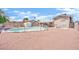 Spacious backyard with a refreshing pool, offering ample space for outdoor activities and relaxation at 5376 Hillsboro Ln, Las Vegas, NV 89120