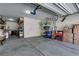 Spacious garage with ample storage, organizational systems, and a clean, functional layout at 7113 Forest Heights Ct, Las Vegas, NV 89166