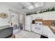 Well-lit kitchen with backyard access and modern appliances at 8657 Prairie Hill Dr, Las Vegas, NV 89134