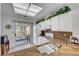 Light kitchen offering modern appliances and sliding glass doors at 8657 Prairie Hill Dr, Las Vegas, NV 89134