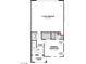 Bedford floorplan depicting a two-car garage, covered porch, and primary bedroom at 883 Apatite Pl # Lot 57, Henderson, NV 89011