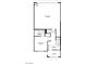 The floorplan features a bedroom, bathroom, entry, garage, and porch on the first story at 9241 Soho Sky Ct, Las Vegas, NV 89148