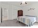 Comfortable bedroom featuring carpet, neutral walls, and furniture at 1077 Las Palmas Entrada Ave, Henderson, NV 89012