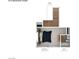 Detailed floorplan showing the bedroom, bathroom, and patio layout at 1212 Muscato Ct, Las Vegas, NV 89144