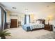 Spacious bedroom with neutral walls, carpet flooring, and coordinating furniture at 1304 Husson Ct, Las Vegas, NV 89142