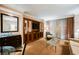 Relaxing living area includes built in tv cabinet, sofa, and stylish decor at 135 Harmon Ave # 3220, Las Vegas, NV 89109