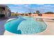 Sparkling pool with clear blue water and tiled accents, perfect for a refreshing swim on a sunny day at 2115 Colvin Run Dr, Henderson, NV 89052