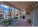 Inviting covered patio with seating, perfect for enjoying the outdoors at 2508 Palmridge Dr, Las Vegas, NV 89134