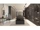 Sleek closet with glass-door compartments and central island, combining luxury and practicality at 3 Climbing Canyon Dr, Henderson, NV 89052