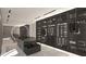 Modern closet with dark cabinetry, offering ample space for organized storage and display of clothing at 3 Climbing Canyon Dr, Henderson, NV 89052