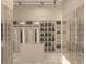 Custom closet design with built-in shelving and rods for optimal organization of clothes and shoes at 3 Climbing Canyon Dr, Henderson, NV 89052