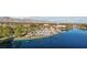 Picturesque aerial view of the community lake and recreation area at 3151 Soaring Gulls Dr # 1110, Las Vegas, NV 89128