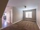 Empty bedroom with neutral colors and carpet at 6036 Sierra Lakes St, North Las Vegas, NV 89031