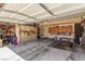 Spacious garage features storage cabinets and ample room for parking at 6320 Peppermill Dr, Las Vegas, NV 89146