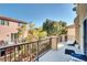 Spacious balcony with comfortable seating, perfect for enjoying outdoor relaxation and views at 8456 Blackstone Ridge Ct, Las Vegas, NV 89139