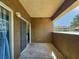 Balcony with a sliding glass door, a storage closet, and community views at 9000 Las Vegas Blvd # 1097, Las Vegas, NV 89123