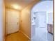 View of entryway with light tile floors, white door, and view into other rooms at 9000 Las Vegas Blvd # 1097, Las Vegas, NV 89123