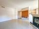 Large living area featuring tile floors, a media center, and fireplace at 9000 Las Vegas Blvd # 1097, Las Vegas, NV 89123