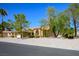 A well-maintained single-story home with desert landscaping and a barrel tile roof at 9028 Firebird Dr, Las Vegas, NV 89134