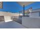 A nice back yard patio at 991 Golden Summit Ave, Las Vegas, NV 89138