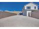 Large backyard with block wall and mountain views at 991 Golden Summit Ave, Las Vegas, NV 89138