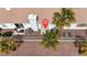Backyard featuring mature trees and low maintenance landscaping at 10035 Oak Creek Canyon Ave, Las Vegas, NV 89147