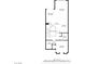 Second floor plan featuring a living room, dining area, kitchen and bedroom with laundry at 10051 Sand Key St, Las Vegas, NV 89178