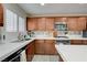 Stylish kitchen showcasing granite countertops, stainless steel appliances, and sleek cabinetry at 10722 Red Badge Ave, Las Vegas, NV 89166