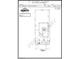 Detailed site plan showing the layout of the property, the location of the house, and the property lines at 1112 Boylston Ave, North Las Vegas, NV 89030