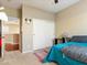 Charming bedroom with carpeted floors and a view of the house's interior at 1309 Rainy Sky Ave, North Las Vegas, NV 89030