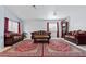 Spacious living room featuring marble floors and comfortable seating at 2419 Country Orchard St, North Las Vegas, NV 89030