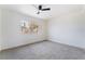 Inviting bedroom with a ceiling fan and secure window at 3309 Marionette Ave, Las Vegas, NV 89101