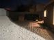 View of a private backyard featuring gravel landscaping and block wall at 533 Calypso Dr, Henderson, NV 89002