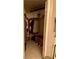 View of a walk-in closet with clothing racks and shelves for organization at 533 Calypso Dr, Henderson, NV 89002