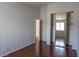 Bedroom with closet featuring mirrored door and storage solutions at 5461 Dungaree St, Las Vegas, NV 89118
