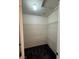 Walk-in closet with metal shelving for optimal storage at 5661 Bonds Flat St, Las Vegas, NV 89148