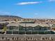 Exterior view of townhomes with garage parking and balconies at 6447 Wide Sky St, Las Vegas, NV 89166