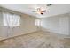 Spacious bedroom featuring large windows with modern ceiling fan and great natural lighting at 746 Oakmont Ave # 708, Las Vegas, NV 89109