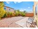 The backyard has brick pavers making an outdoor space with ample room for entertaining and relaxation at 7529 Earnshaw Avenue Ct, Las Vegas, NV 89179