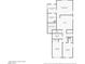 Second floor floorplan showcasing the primary bedroom, bathroom, closet and two secondary bedrooms at 7529 Earnshaw Avenue Ct, Las Vegas, NV 89179
