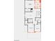 This floor plan reveals a second level with three bedrooms, two baths, a loft, and ample storage at 9135 Eagle Ford St, Las Vegas, NV 89113
